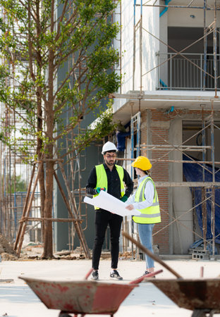Portrait of architect and engineer with experience in multi-story building construction