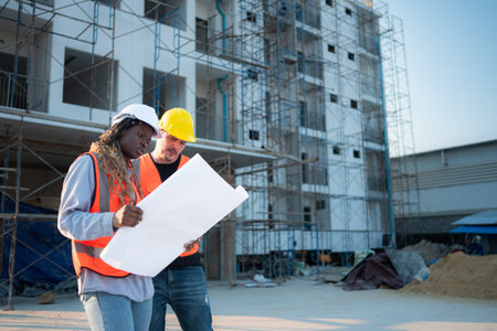 Portrait of architect and engineer with experience in multi-story building construction