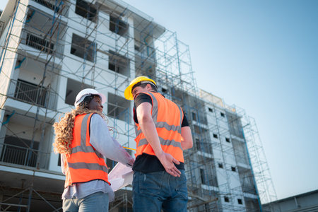 Portrait of architect and engineer with experience in multi-story building construction