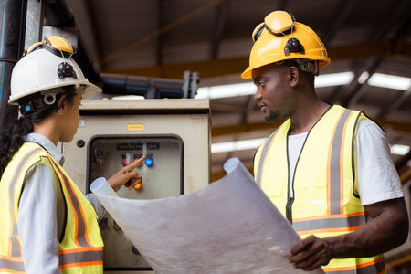 Railway technicians and engineers, Inspect the trains in train repair station before being used to...