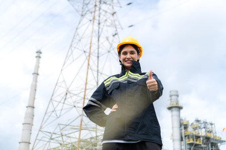 Petroleum engineer is on a mission to inspect oil distillation at a huge oil refinery