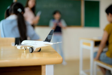 Presentation lesson, Teacher and students in the basic presentation in front of classの写真素材