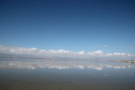 Scenic view of the lakeの写真素材