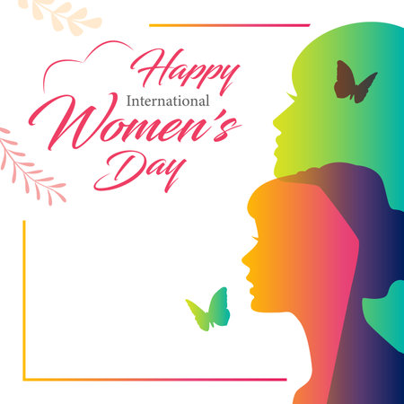 <p>Happy International Womens Day Template Design. Social Media Post Design. Womens Day. World Womens Day Festival Graphic. Inspiration Women Empowerment.</p>のイラスト素材