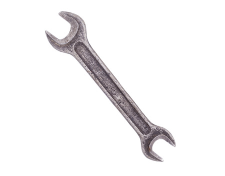 Old rusty wrenchの写真素材