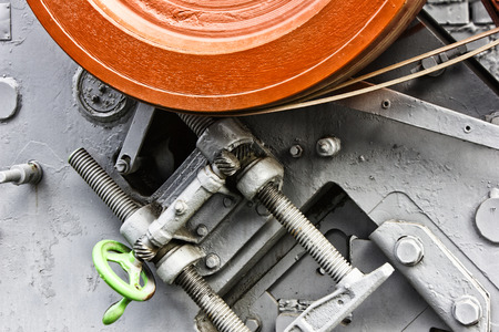 Colorful lathe machine partsの写真素材