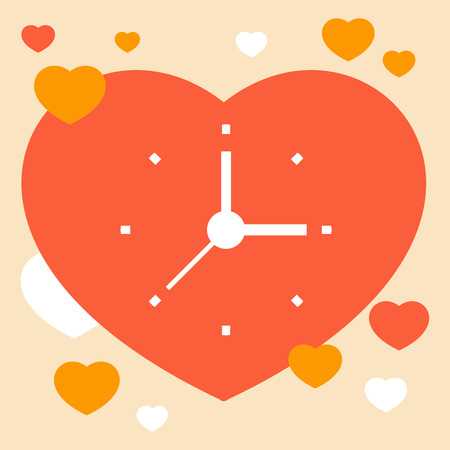 time to loveのイラスト素材