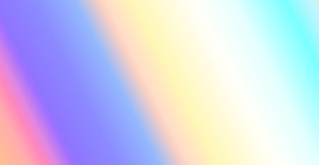 Vector holographic shiny textured gradient background. 3d realistic style design illustration of blue, yellow and purple metallic gradient with diagonal stripe. Retro Exposure and light leak of old photo film for banner backgroundのイラスト素材
