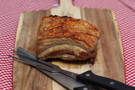 Roasted pork bellyの写真素材