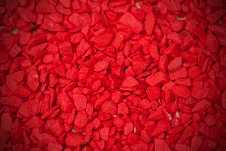 Red gravel background or textureの写真素材