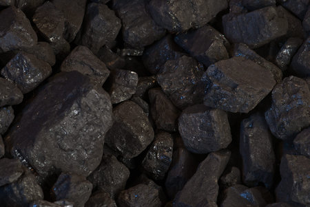 Black coal background
