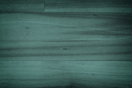 Blue-grey wooden planks with vignette for background or textureの写真素材