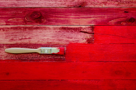 Renovation of old wooden table or floorの写真素材
