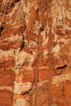 red clay desert craked texture