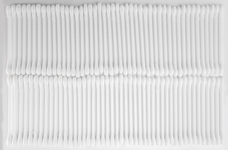 texture of white ear sticks