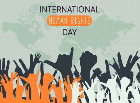 Mockup international human rights dayの写真素材