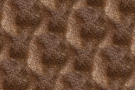 texture of beautiful natural brown sheepskin