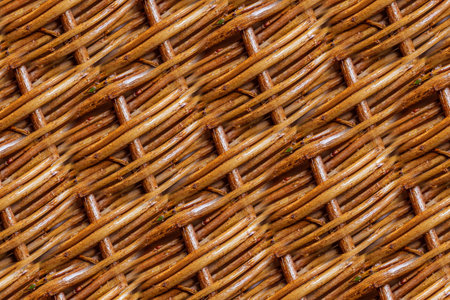 wicker natural brown twigs texture