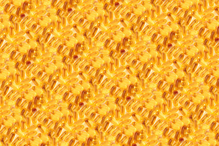 fish oil omega 3 on white background texture