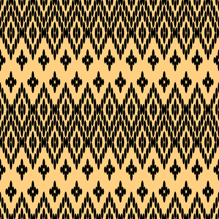 Seamless geometrical ethnic  pattern. Tribal aztec motives. Retro style.のイラスト素材