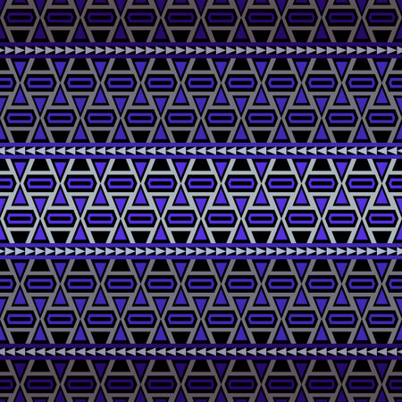 Aztec seamless pattern. Abstract gradient colored ethnic wallpaper. Boho chic design.