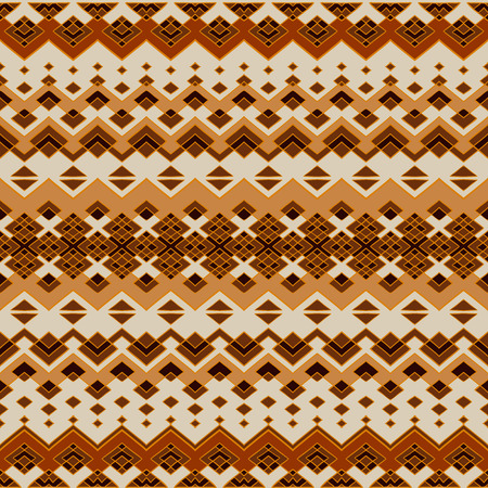 Hand drawn aztec seamless pattern. Aztec print template for fabric, paper, wrapping, bags, phone covers, t-shirts, etc. Aztec design. Abstract wallpaper with aztec ornament.のイラスト素材