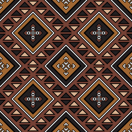 Ethnic seamless pattern. Boho chic design. Aztec stylized print. Tribal aztec ornament. Abstract...