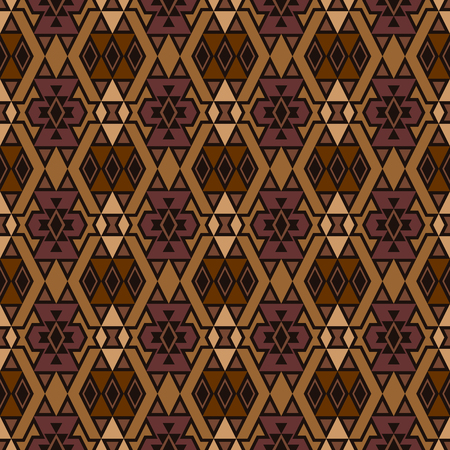 Seamless pattern with tribal aztec motives. Ethnic stylized abstract wallpaper. Aztec pattern. Boho design. Aztec print template for fabric and paper.のイラスト素材