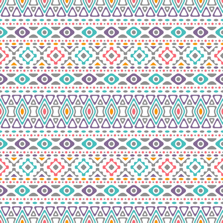 Seamless pattern with ethnic aztec ornament.のイラスト素材