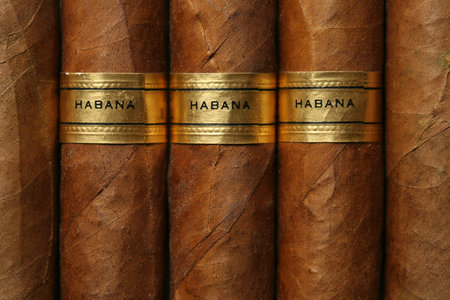 Havana cigars texture