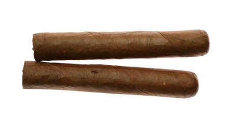 Havana cigars set isolated on white
