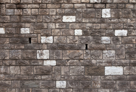 Rough bossage stone masonry. Background texture.の写真素材