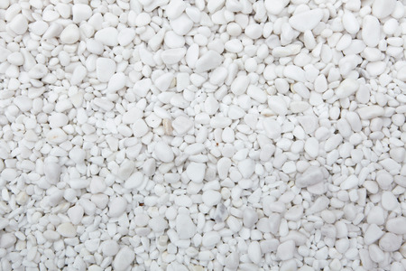 Marble white pebbles. Background texture.の写真素材