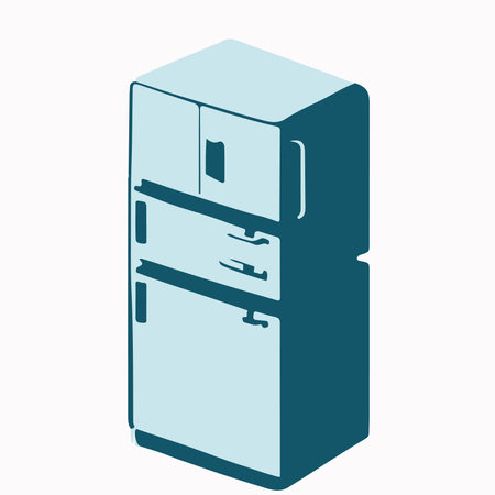 Refrigerator icon. Isometric 3d illustration of refrigerator icon for webの写真素材