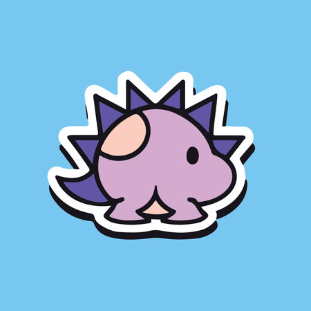 cute dinosaur cartoon design, illustration eps10 graphic.の素材