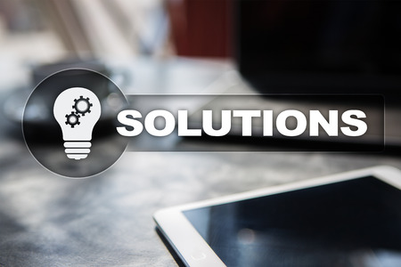 Business solutions concept.の写真素材