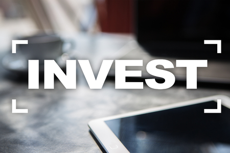 Invest. Return on investment. Financial growth. Technology and business concept.の写真素材
