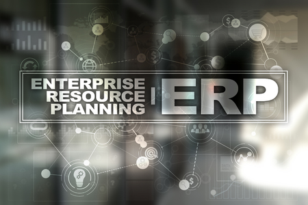 Enterprise resources planning business and technology concept.の写真素材
