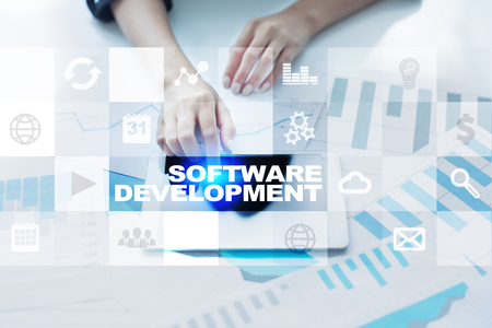 Software development. Applications (APPS) for business. Programming.の写真素材