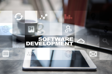 Software development. Applications (APPS) for business. Programming.の写真素材