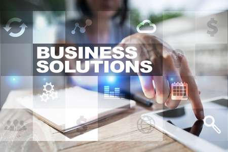 Business solutions concept.の写真素材