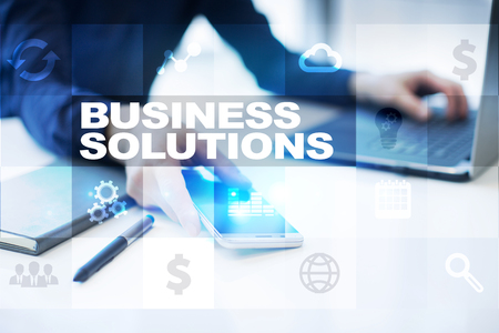 Business solutions concept.の写真素材