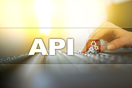 Application programming interface. API. Software development concept.の写真素材