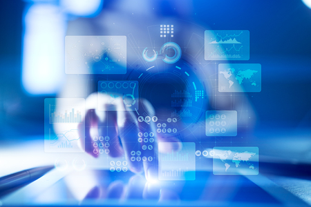 Virtual touch screen. Project management. Data analysis. Hitech technology solutions for business....