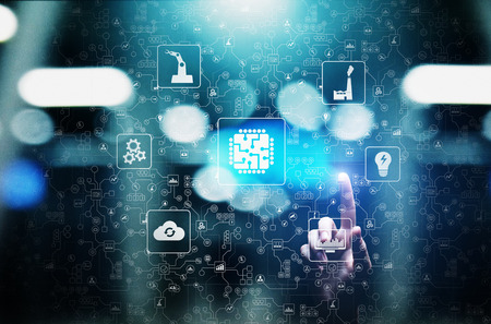 Microchip, artificial intelligence, automation and internet of things (IOT), Digital integration....