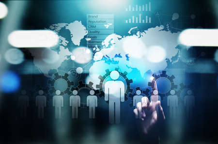 Human Resources, HR management, Recruitment, Talent Wanted, Employment Business Concept.