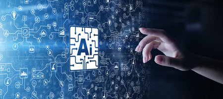AI Artificial intelligence, Machine learning, Big data analysis and automation technology in...