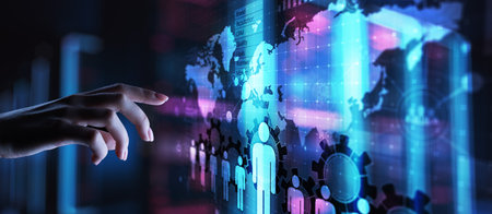 Human Resources, HR management, Recruitment, Talent Wanted, Employment Business Concept.