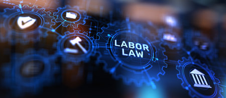 Labor Law Lawyer Legal Business Consulting concept.の写真素材