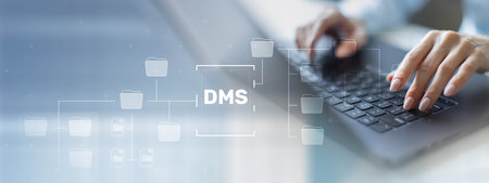 DMS Document Management System for Streamlined Digital Workflow and Organization.の写真素材